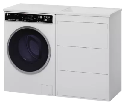 Тумба с раковиной Brevita Grafit 60 УТ000014841 белый