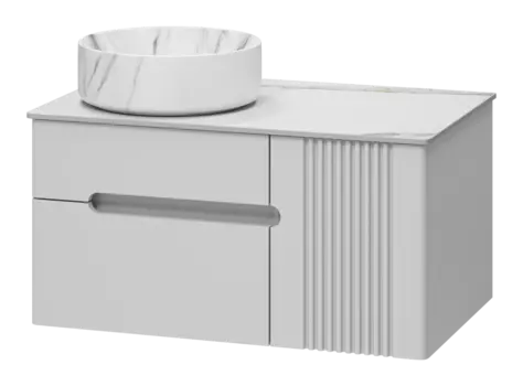 Тумба с раковиной Brevita Pallisandro УТ000025399 серый