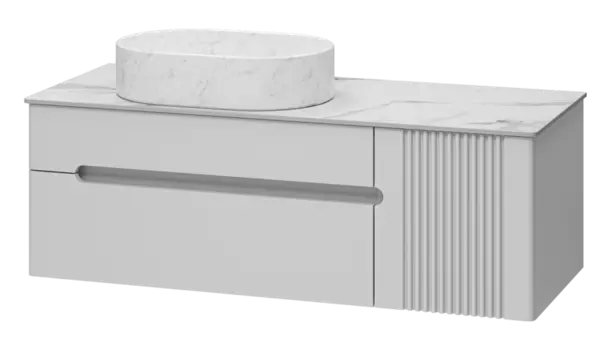 Тумба с раковиной Brevita Pallisandro УТ000025404 серый