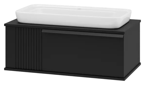 Тумба с раковиной Brevita Savoy 90 УТ000014896 черный