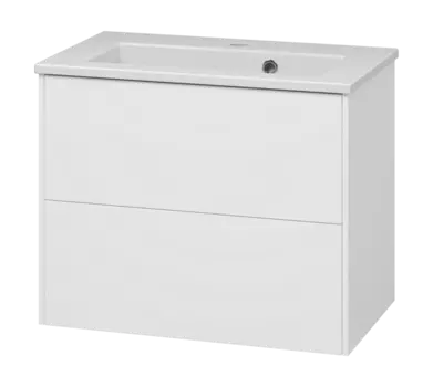 Тумба с раковиной Brevita Toy УТ000025659 белый