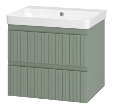 Тумба с раковиной Brevita Victory 60 УТ000015997 зеленый
