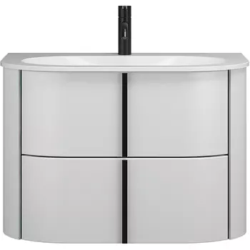 Тумба с раковиной Burgbad Lavo 2.0 70 SFZP072G0227F5048C0037*1, белый глянец