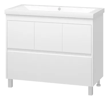 Тумба с раковиной Misty Алиса 100 УТ000011239 белый