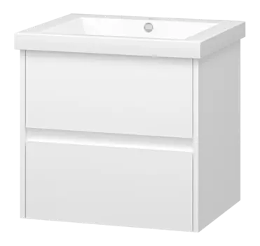 Тумба с раковиной Misty Алиса 58 УТ000011218 белый