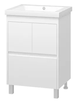 Тумба с раковиной Misty Алиса 58 УТ000011236 белый