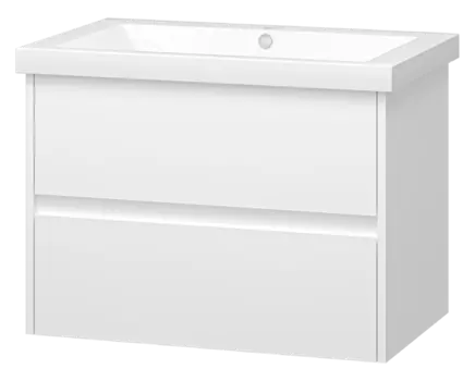 Тумба с раковиной Misty Алиса 75 УТ000011219 белый