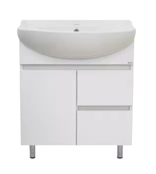 Тумба с раковиной Misty Амур 70 УТ000009449 белый