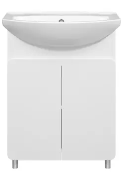 Тумба с раковиной Misty Чегет 65 УТ000013346 белый