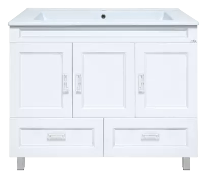 Тумба с раковиной Misty Дива 105 УТ000011814 белый