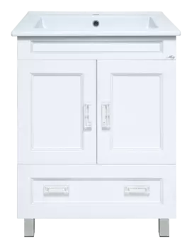Тумба с раковиной Misty Дива 65 УТ000011766 белый