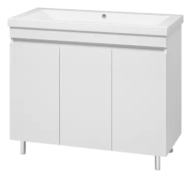 Тумба с раковиной Misty Енисей 100 УТ000011336 белый