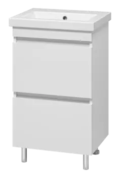 Тумба с раковиной Misty Енисей 50 УТ000009446 белый