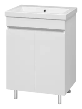 Тумба с раковиной Misty Енисей 60 УТ000009442 белый