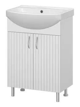 Тумба с раковиной Misty Изео 60 УТ000015756 белый