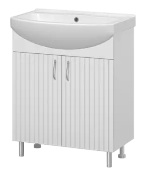 Тумба с раковиной Misty Изео 70 УТ000015762 белый