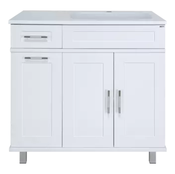 Тумба с раковиной Misty Купер 90 УТ000011592 белый