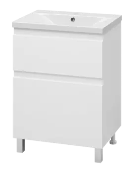 Тумба с раковиной Misty Лаки УТ000024248 белый