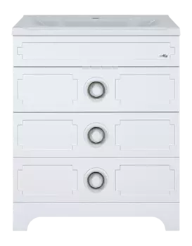 Тумба с раковиной Misty Лейла 100 УТ000011636 белый