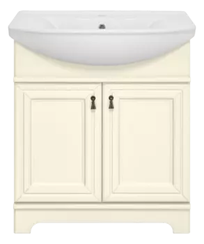 Тумба с раковиной Misty Лувр 75 УТ000005243 бежевый