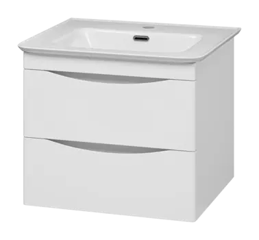 Тумба с раковиной Misty Мираж УТ000025392 белый