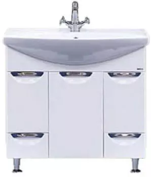 Тумба с раковиной Misty Орхидея 85 СО000006652 белый