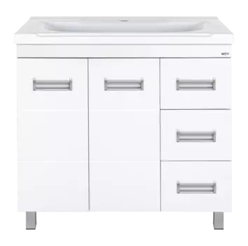 Тумба с раковиной Misty Селена 90 СО000005738 белый