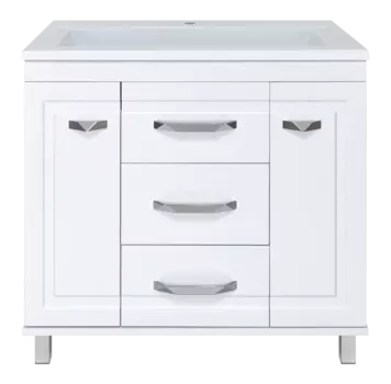 Тумба с раковиной Misty Терра 90 УТ000011809 белый