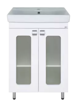 Тумба с раковиной Misty Урал 60 УТ000011701 белый