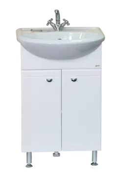 Тумба с раковиной Misty Уют 45 СО000002461 белый