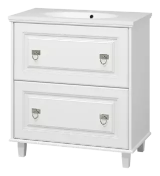 Тумба с раковиной Misty Версаль 80 УТ000008735 белый