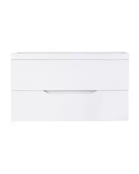 Тумба с раковиной Orange Line Li-100Tuw+RA100 белый