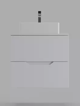 Тумба с раковиной Orange Line Li-60TuwMDF+B04-405W 60 см, белый