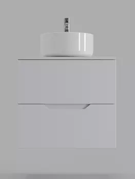 Тумба с раковиной Orange Line Li-60TuwMDF+B07-345W 60 см, белый