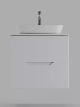 Тумба с раковиной Orange Line Li-60TuwMDF+B07-500W 60 см, белый