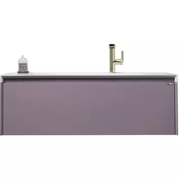 Тумба с раковиной Orans BC-4060-1200R 120 40601200R подвесная, лиловая матовая