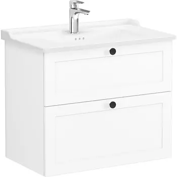 Тумба с раковиной Vitra Root Classic 80 68869 белый