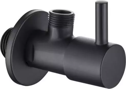 Угловой переходник AQUATEK, матовый черный AQ2450MB