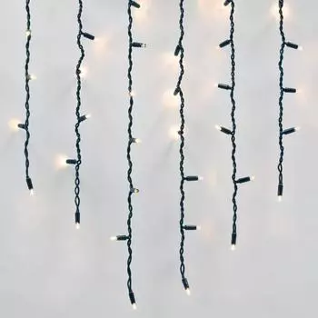 Уличная светодиодная гирлянда Uniel бахрома 220V теплый белый ULD-B3010-200/TBK Warm White IP67 UL-00003934