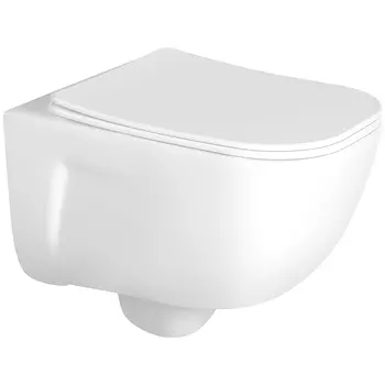 Унитаз Aquatek Дива AQ2012-00 с сиденьем микролифт, черный