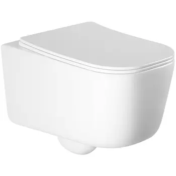 Унитаз Aquatek Лугано AQ2002-00 с сиденьем микролифт, белый