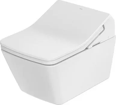 Унитаз-биде подвесной TOTO Washlet SX Ewater + Крышка-биде с дистанционным управлением Toto Washlet TCF896CG#NW1, белая с микролифтом