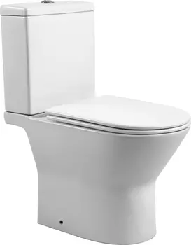 Унитаз-компакт Aquatek Леон AQ2785-00 с бачком и сиденьем микролифт, белый