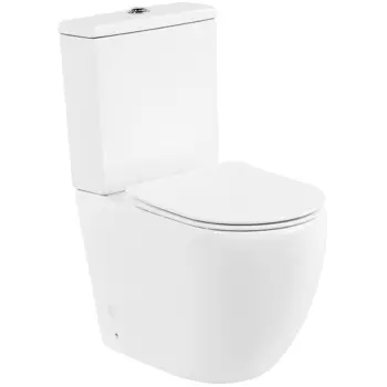 Унитаз-компакт BelBagno Amanda BB051CPR/BB051SC c сиденьем микролифт, белый