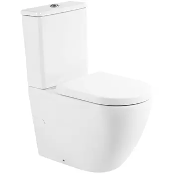 Унитаз-компакт BelBagno Sfera-R BB2141CPR/BB865SC с сиденьем микролифт, белый