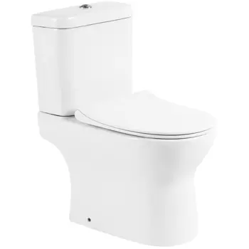 Унитаз-компакт BelBagno Steam BB130CPR/BB130SC с сиденьем микролифт, белый