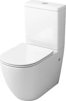 Унитаз-компакт Grossman GR-4446S с бачком и сиденьем микролифт, белый