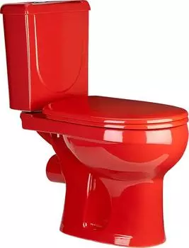 Унитаз-компакт Оскольская керамика Ирида Стандарт 40360110402, красный