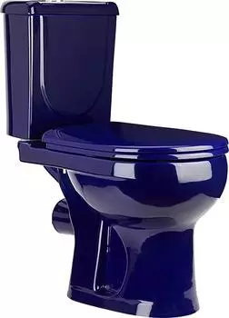 Унитаз-компакт Оскольская керамика Ирида Стандарт 40355130402, синий