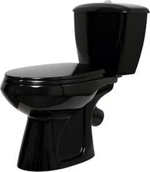 Унитаз-компакт Оскольская керамика Элисса Стандарт 43374130202, черный